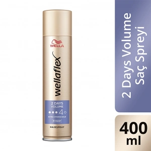 Wella Wellaflex 2 Days Volume 2 Gün Boyunca Hacim Veren Saç Spreyi Extra Strong Hold 400 ml - 4/5 Hold