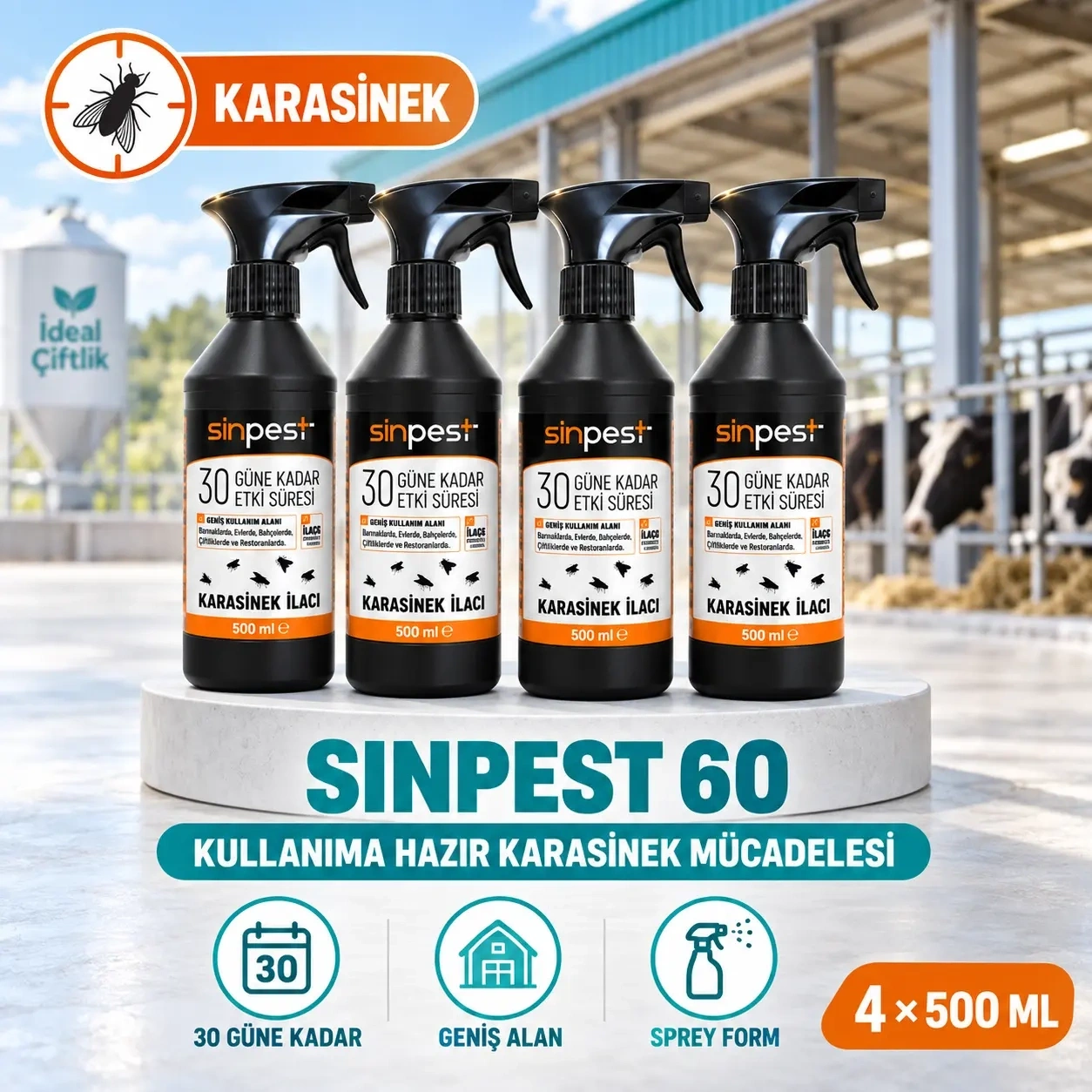 4lü Sinpest Sinek İlacı