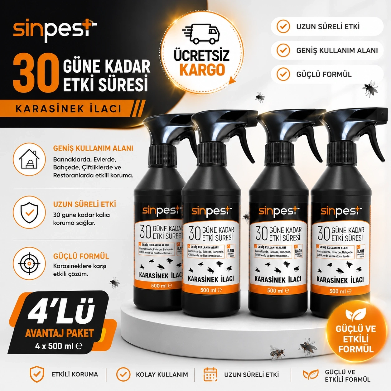 4lü Sinpest Sinek İlacı