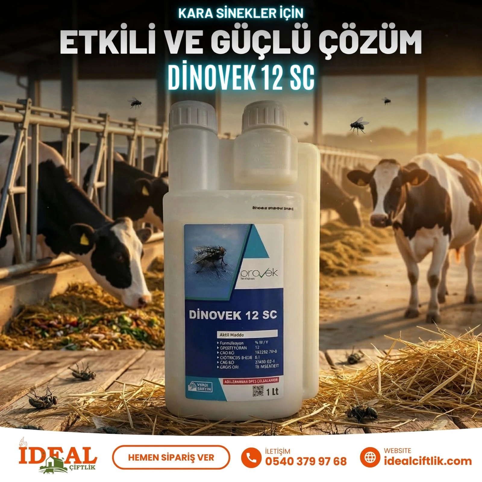 DİNOVEK SİNEK İLACI 1 Litre