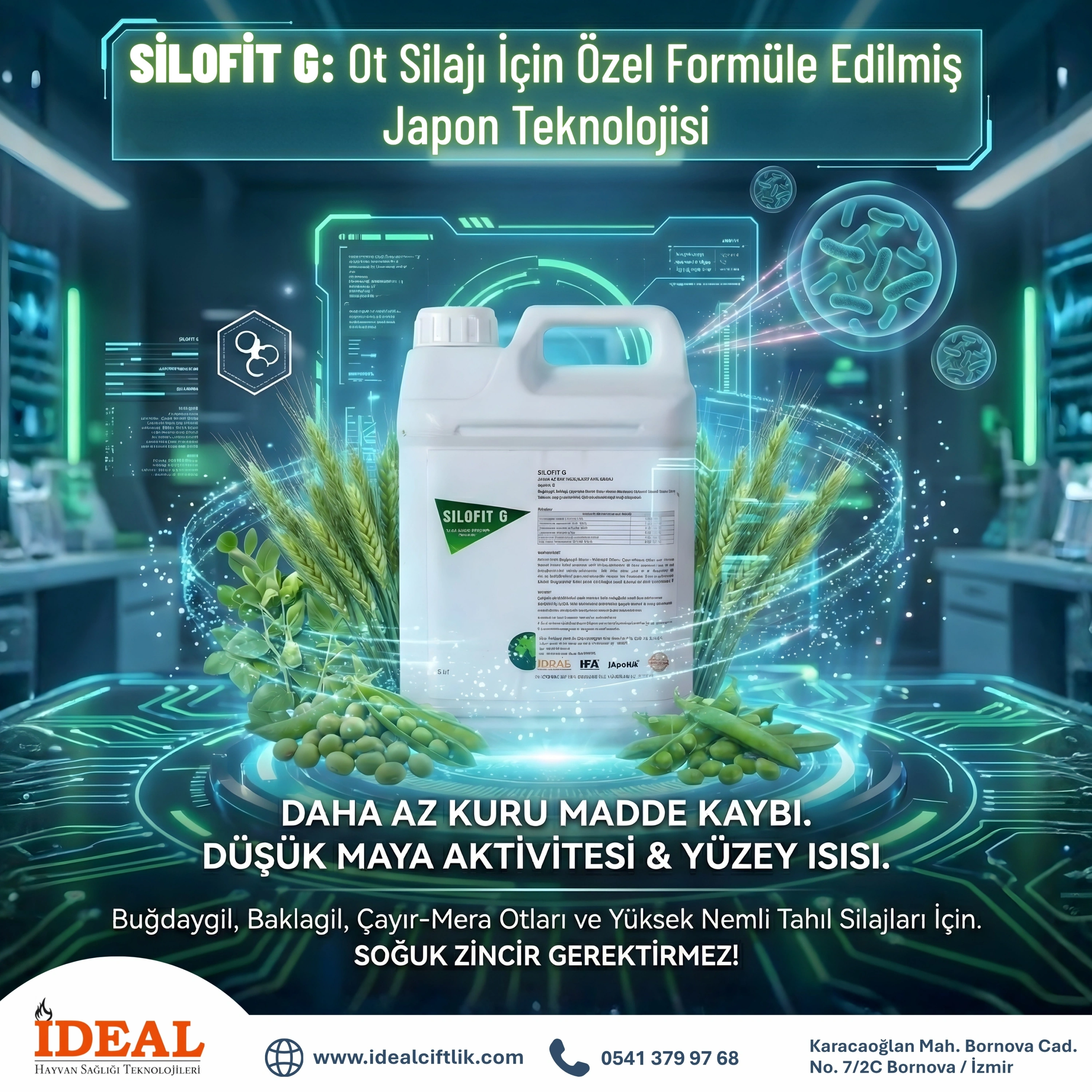 Silofit G 5 Litre Ot Silajı için İnokulant