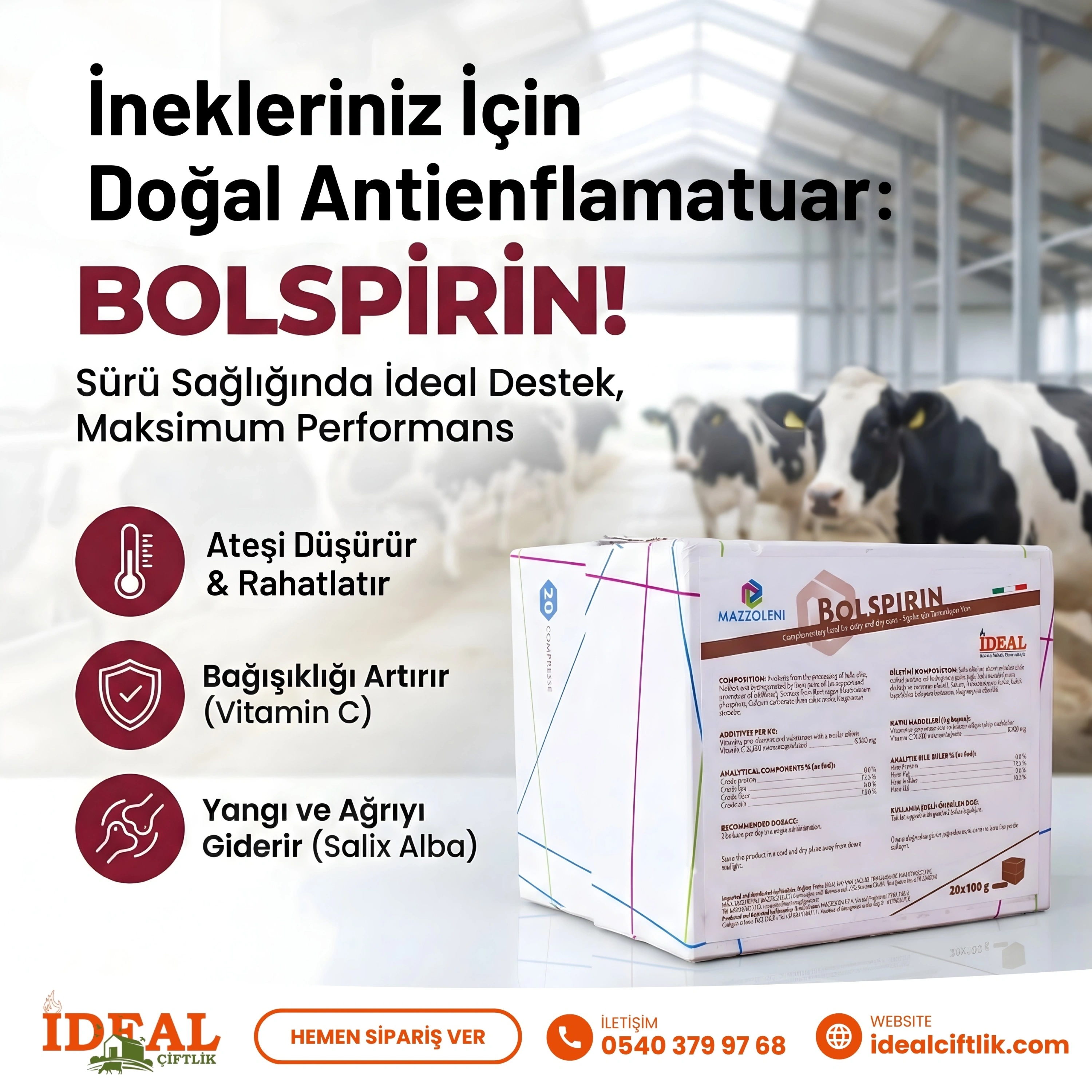 Bolsprin Bolus Yangıyı Gider Ateşi Düşürür İmmuniteyi Destekler 20 Adet