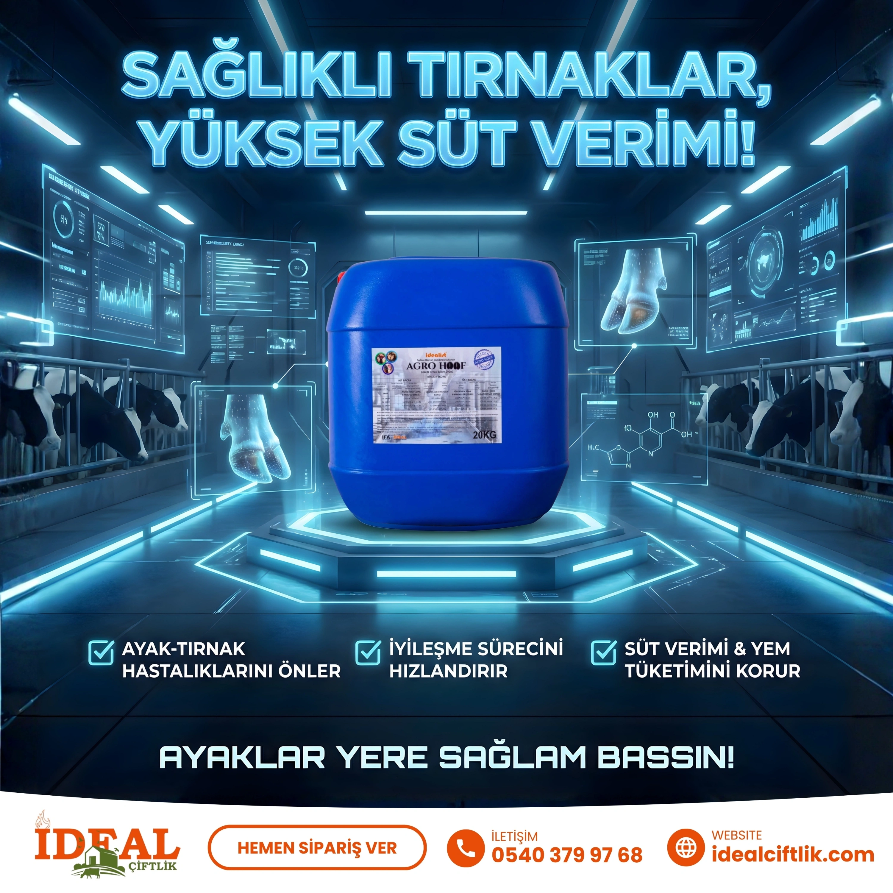 AgroHoof Ayak - Tırnak Banyo Solüsyonu 20 Litre