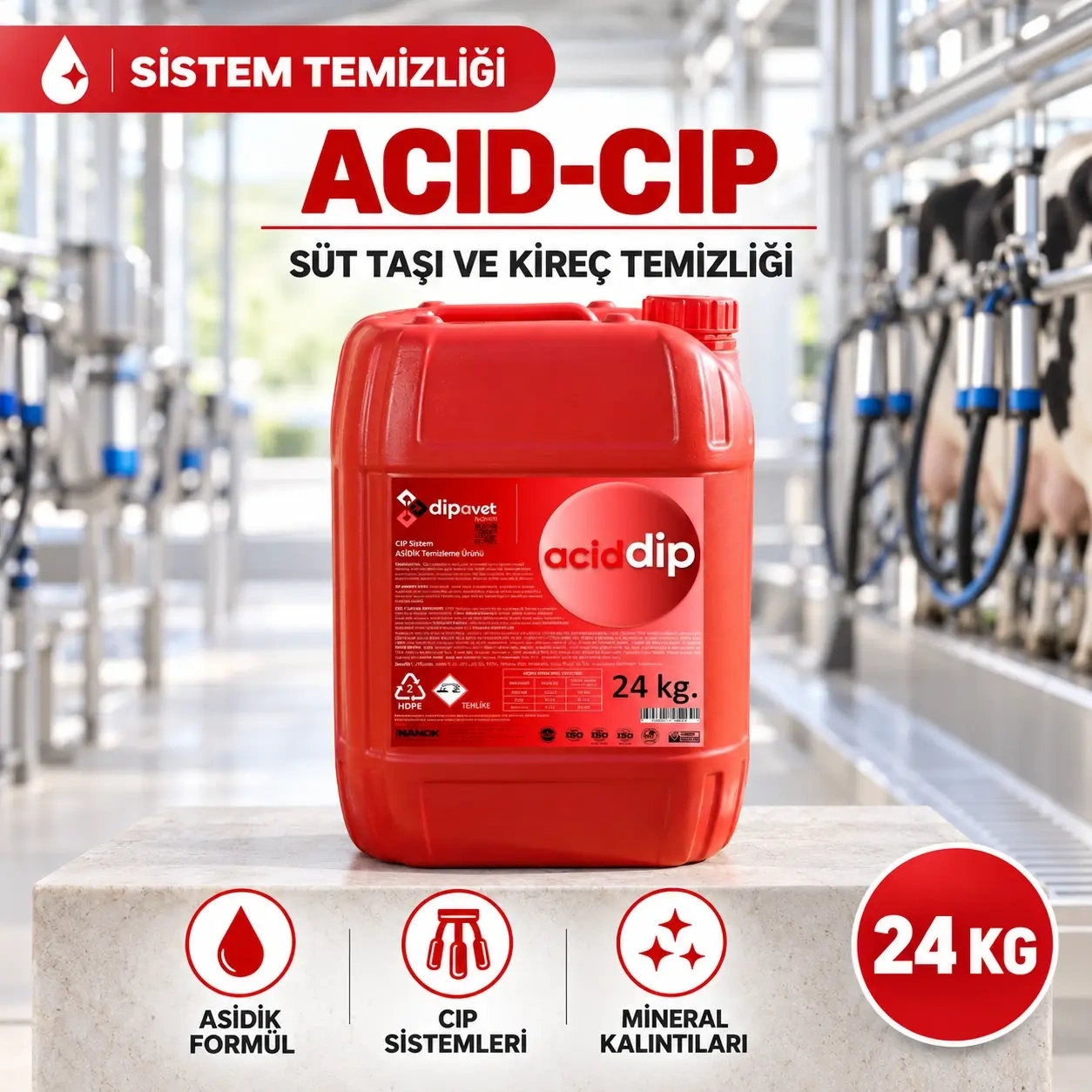 ACID-CIP Sistem Temizleme Ürünü