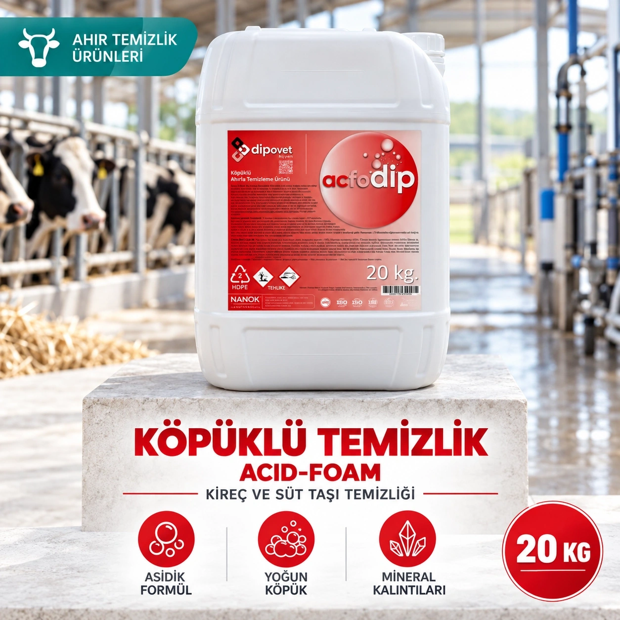 ACID-FOAM Köpüklü Temizleme