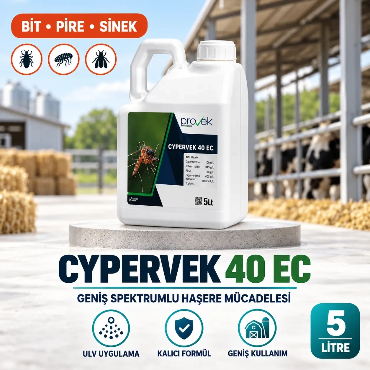 Cypervek 40 EC Bit, Pire, Sinek İlacı