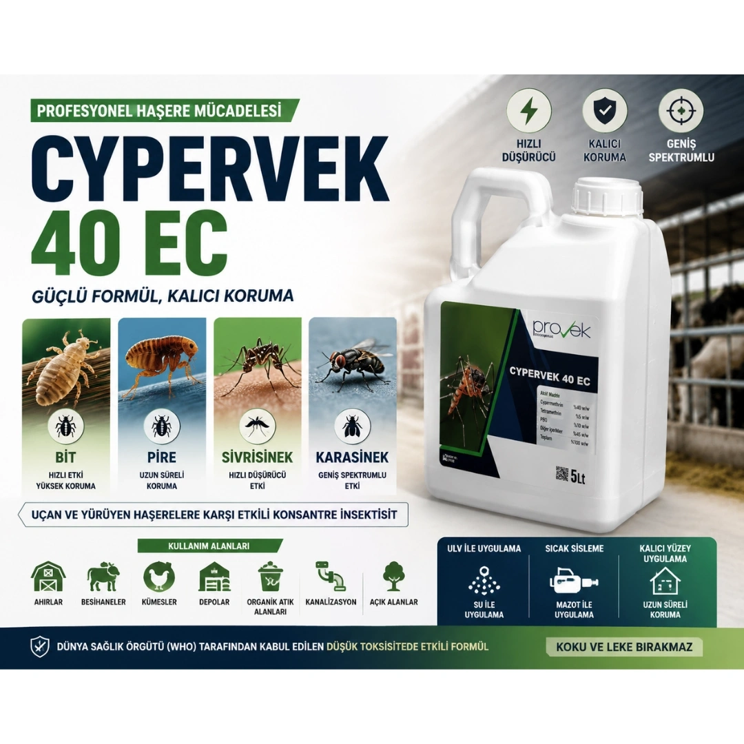 Cypervek 40 EC Bit, Pire, Sinek İlacı
