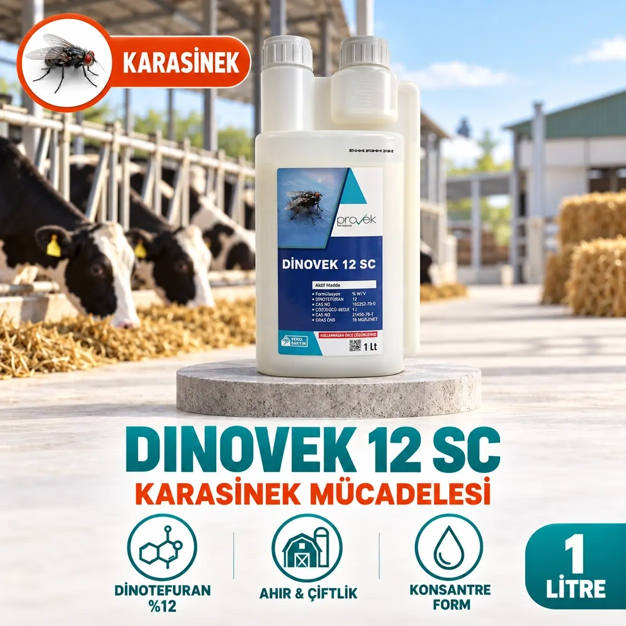 DİNOVEK SİNEK İLACI 1 Litre
