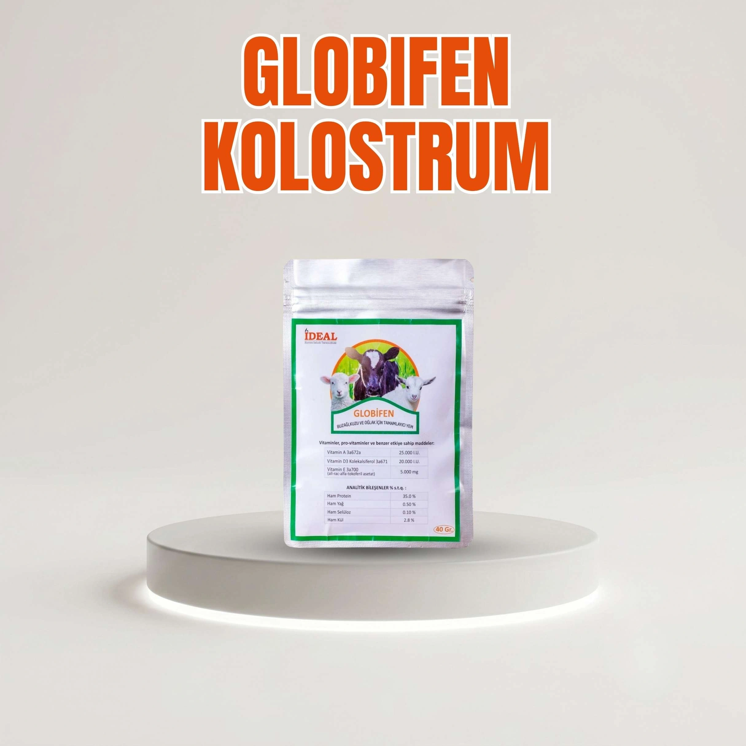 Globifen 40 Gr Kolostrum Tozu