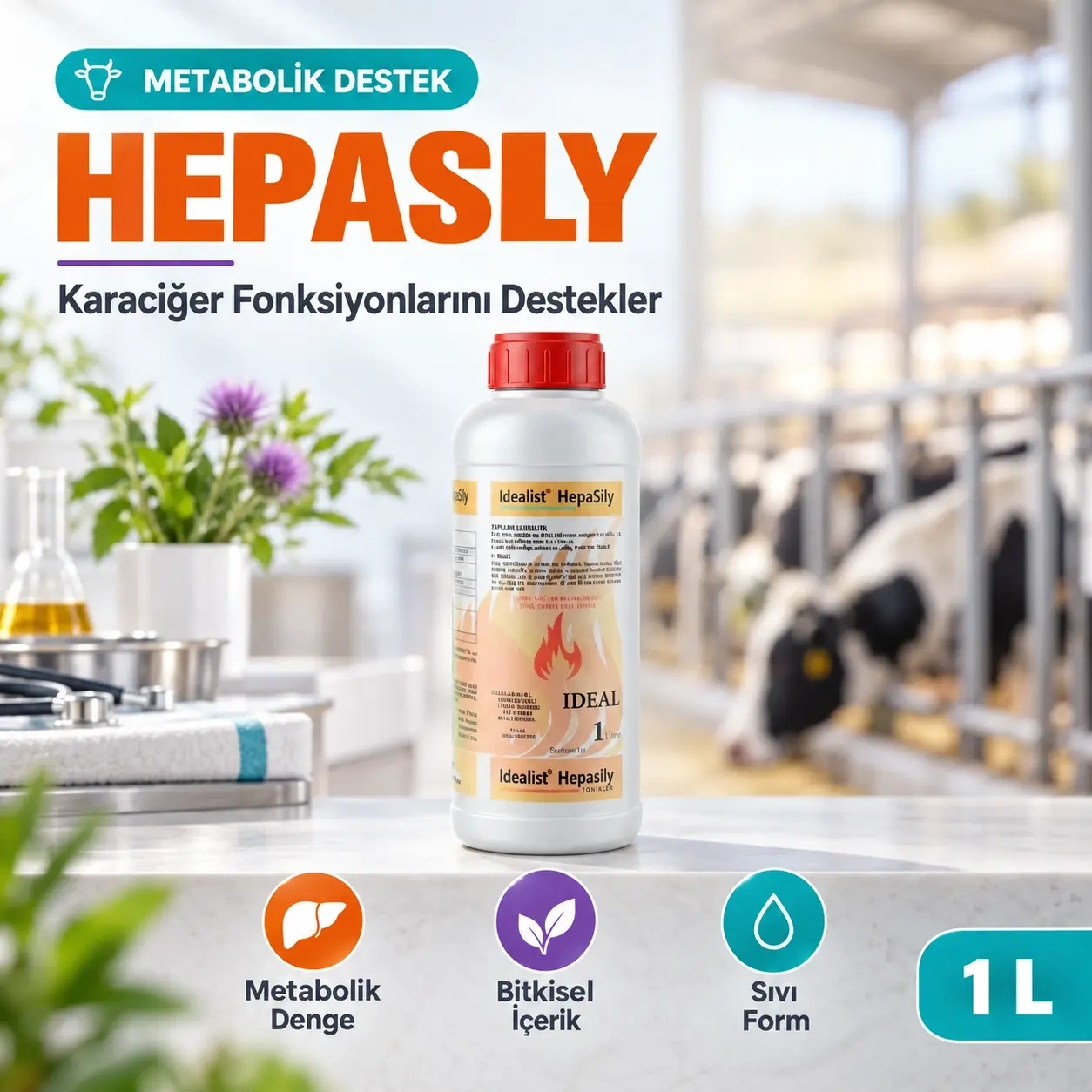 Hepasily 1 Litre Karaciğer Temizle, Toksinleri Sil