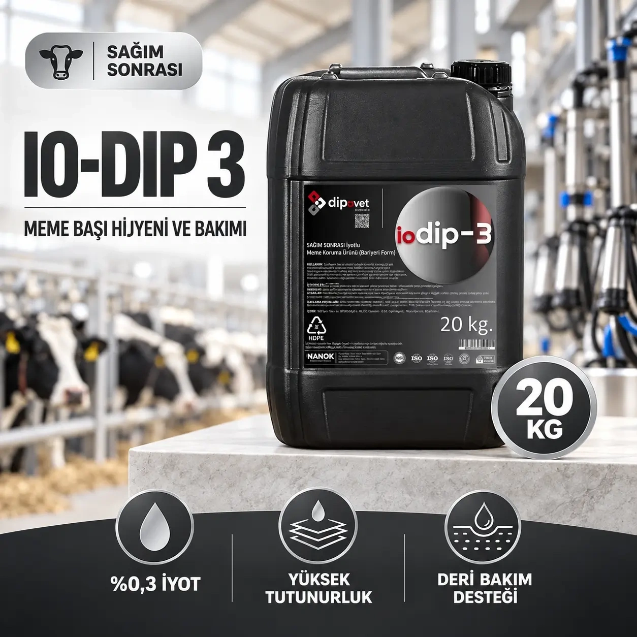 IO-DIP 3 Son Daldırma Ürünü