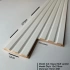 Beyaz (White) MDF Lambri Duvar Paneli 12cm