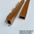 Teak 4cm x 6cm x 280cm Seperatör / Bölme