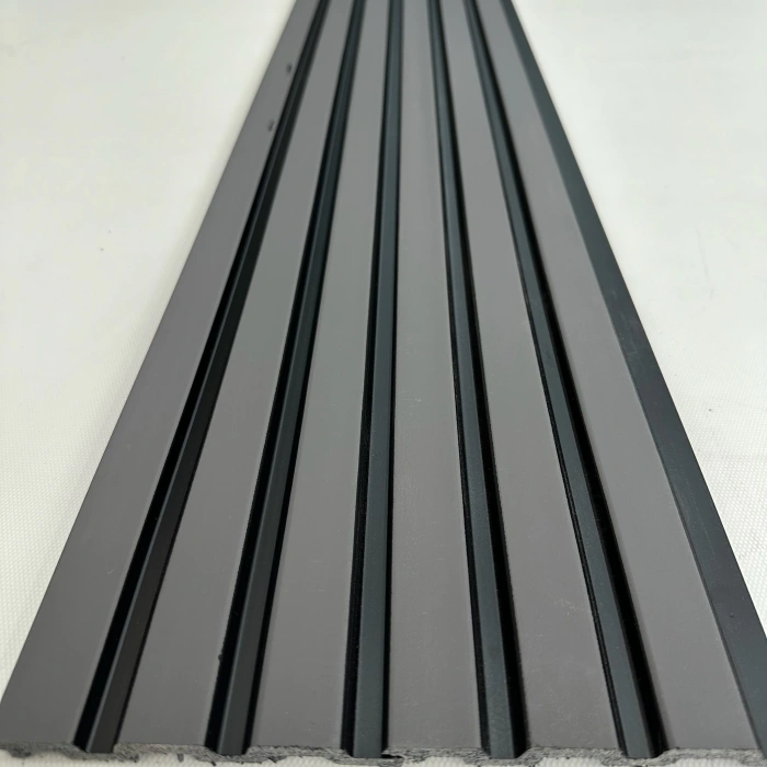 Antrasit-Siyah Polimer Lambri Duvar ve Tavan Kaplama Paneli 12cm