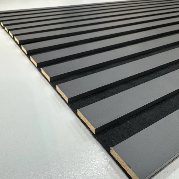 Antrasit Esnek Keçeli Slim Duvar Paneli 60cm