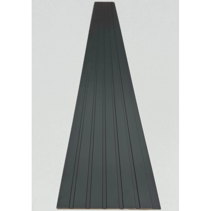 Antrasit MDF Lambri Duvar Paneli 25cm