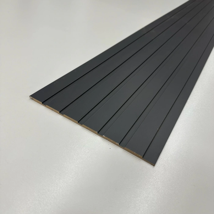 Antrasit MDF Lambri Duvar Paneli 25cm