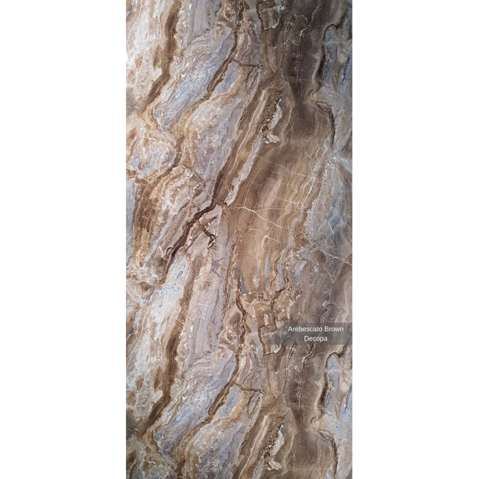 Arebescato Brown Mermer Desenli PVC Duvar Paneli