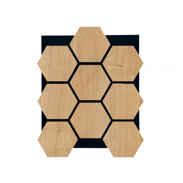 Safir Hexagon AltıGen Akustik Duvar Paneli