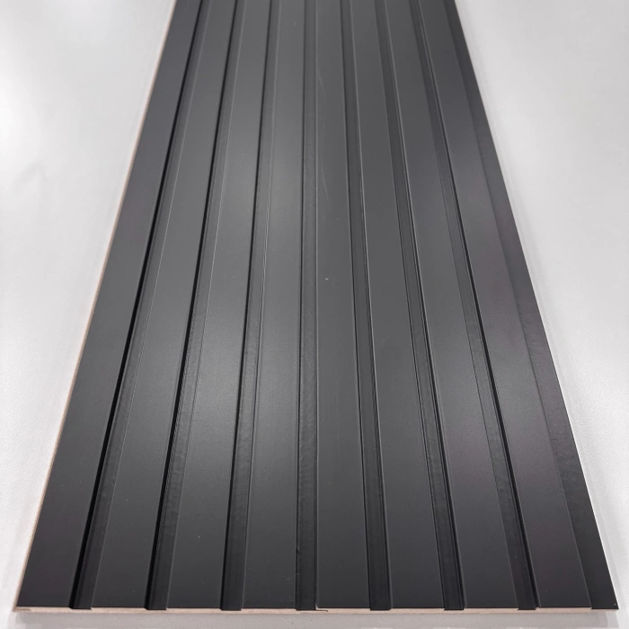 Koyu Antrasit MDF Lambri Duvar Paneli 15cm