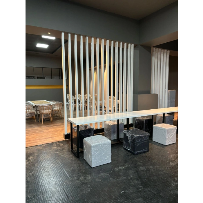 Beyaz 5cm x 8cm x 280cm Seperatör / Bölme