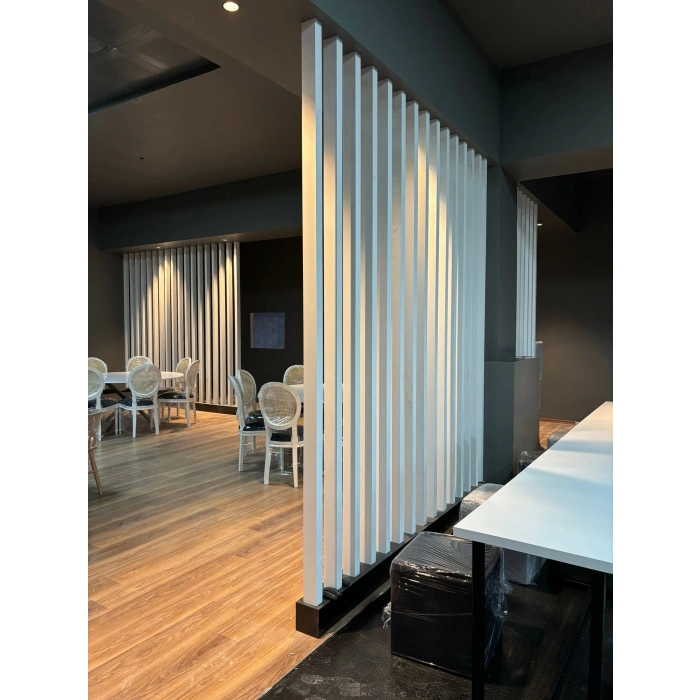 Beyaz 5cm x 8cm x 280cm Seperatör / Bölme