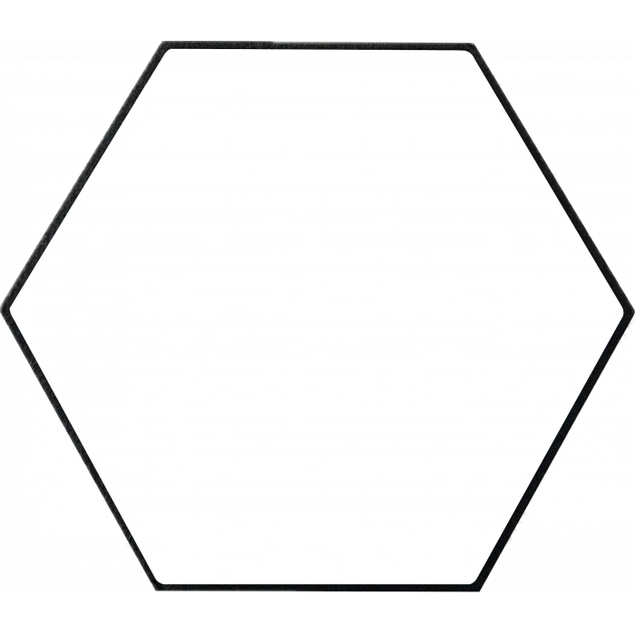 Beyaz Altıgen Akustik Duvar Paneli