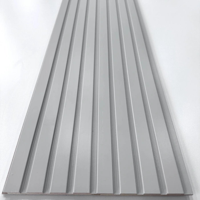 Buz Gri MDF Lambri Duvar Paneli 15cm