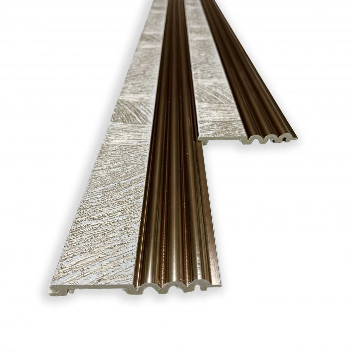 DELUXE GOLD-KREM Polimer Lambri Duvar ve Tavan Kaplama Paneli 12cm