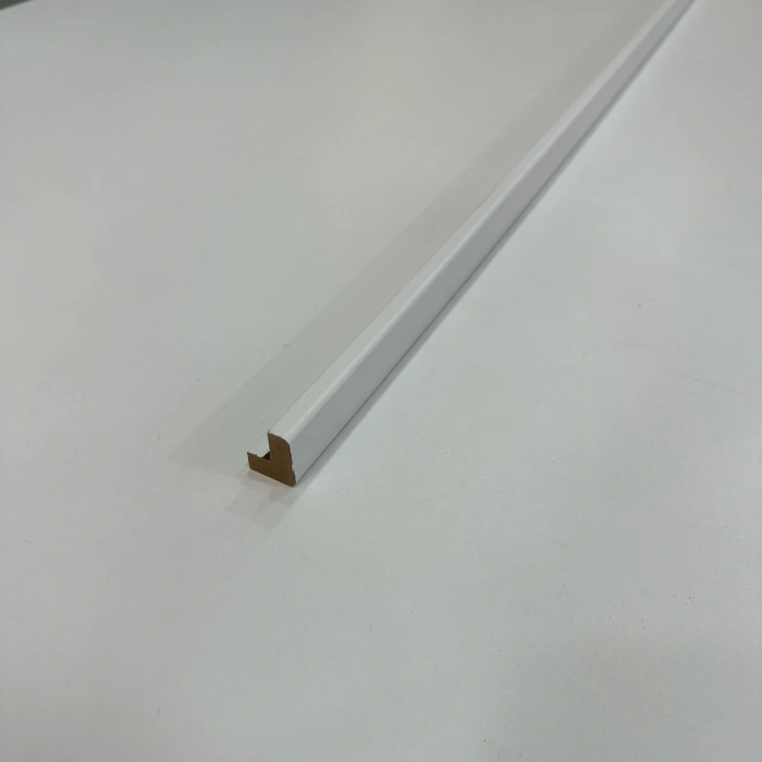 Beyaz MDF L Köşe Profili