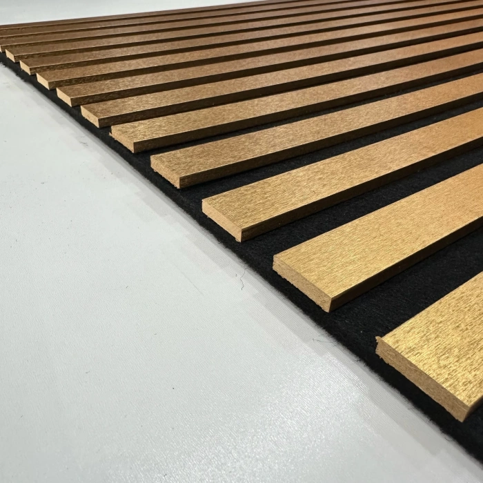 Gold Altın Esnek Keçeli Slim Duvar Paneli 100cm