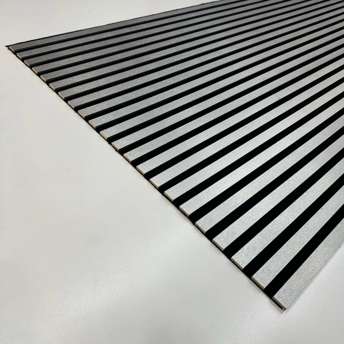 Silver Gümüş Esnek Keçeli Slim Duvar Paneli 100cm