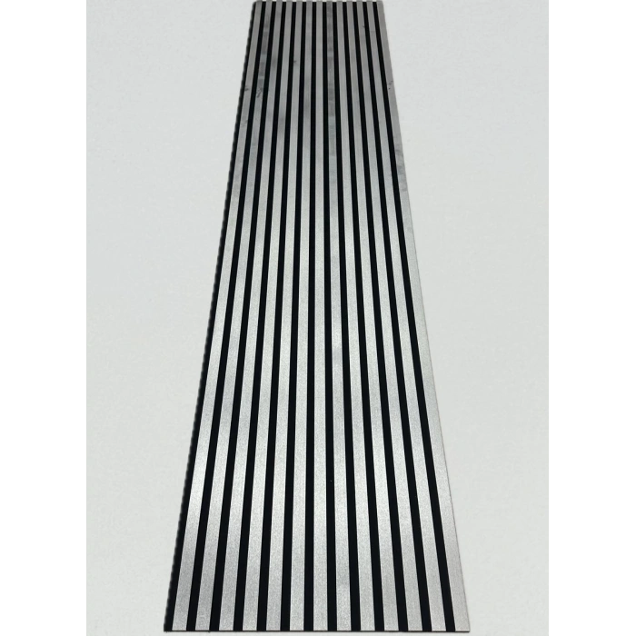 Silver Gümüş Esnek Keçeli Slim Duvar Paneli 60cm