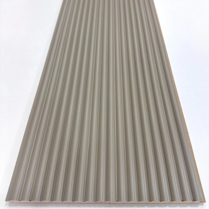 Serap Gri MDF Lambri Duvar Paneli Wave 15cm