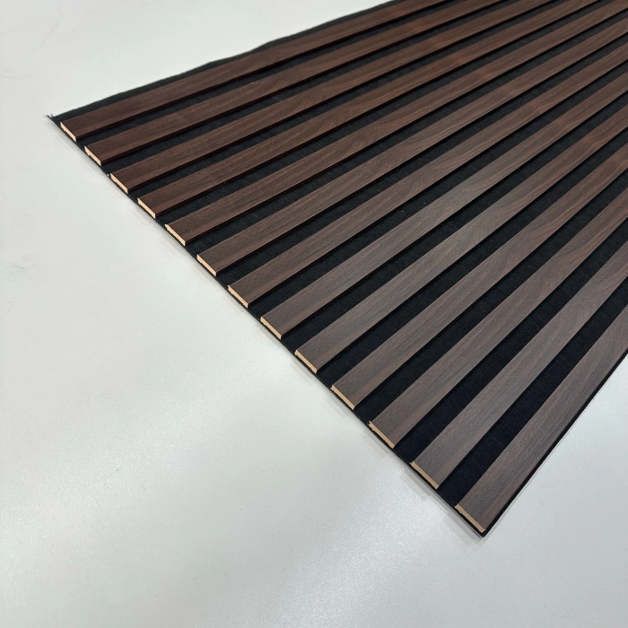 Koyu Ceviz Esnek Keçeli Slim Duvar Paneli 60cm