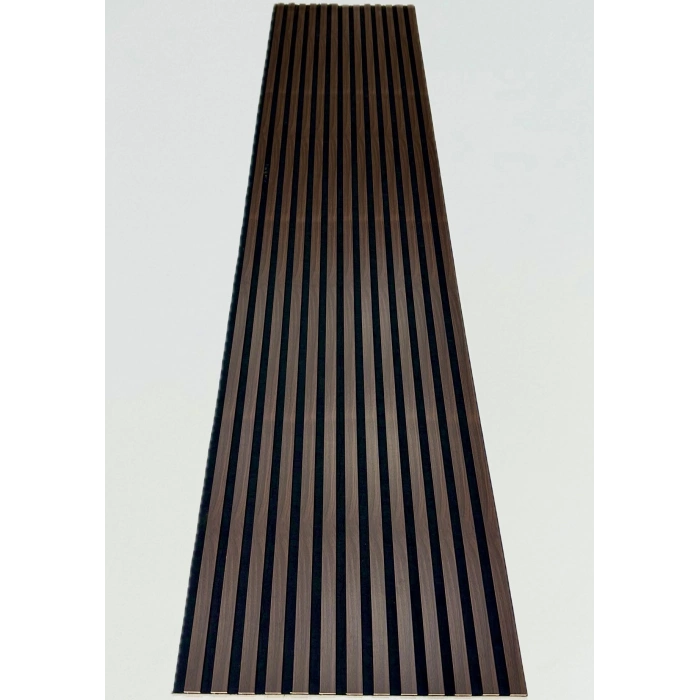 Koyu Ceviz Esnek Keçeli Slim Duvar Paneli 60cm