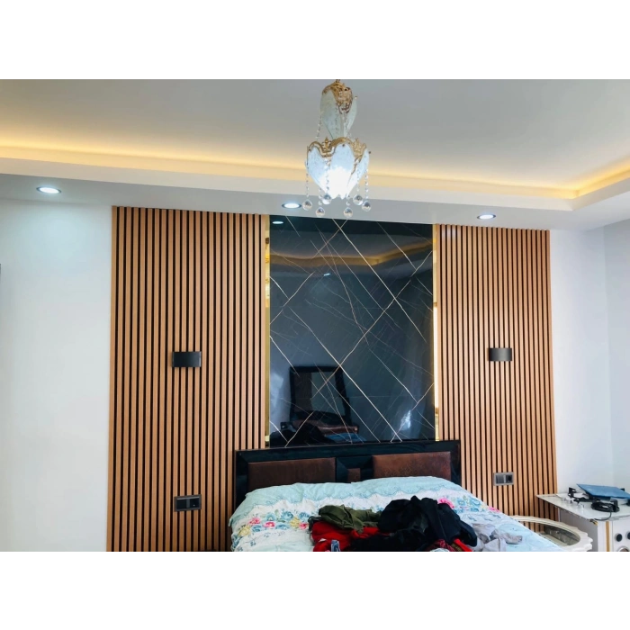 Sahara Black Desenli PVC Duvar Paneli