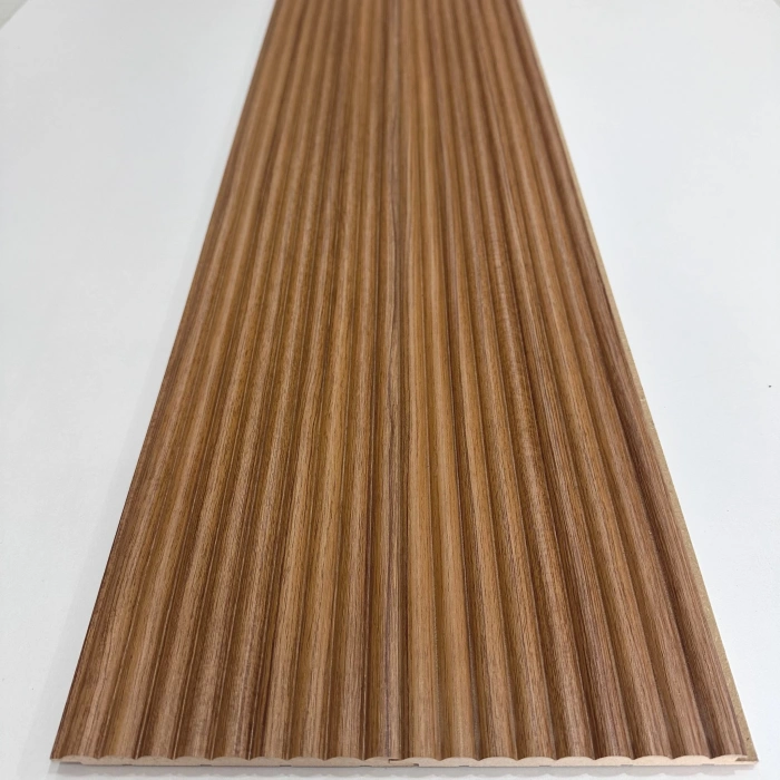 Teak 2 MDF Lambri Duvar Paneli Wave 15cm