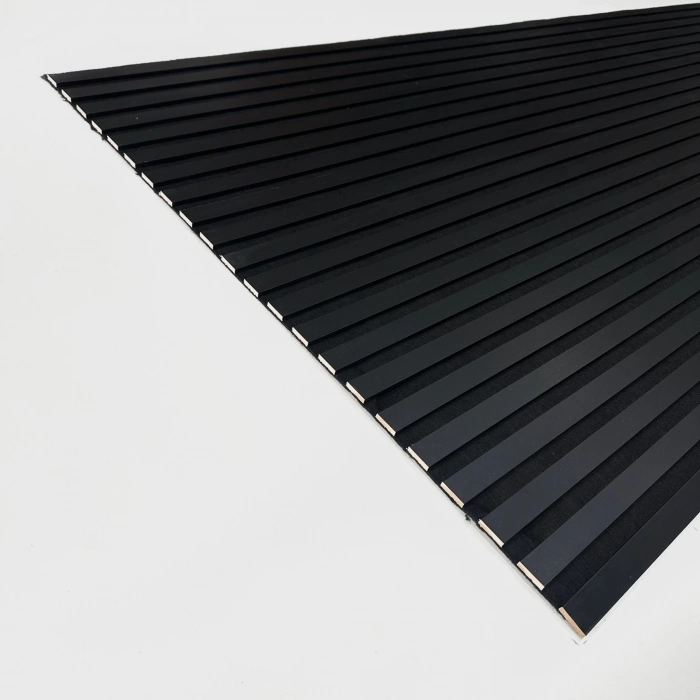 Siyah Esnek Keçeli Slim Duvar Paneli 100cm