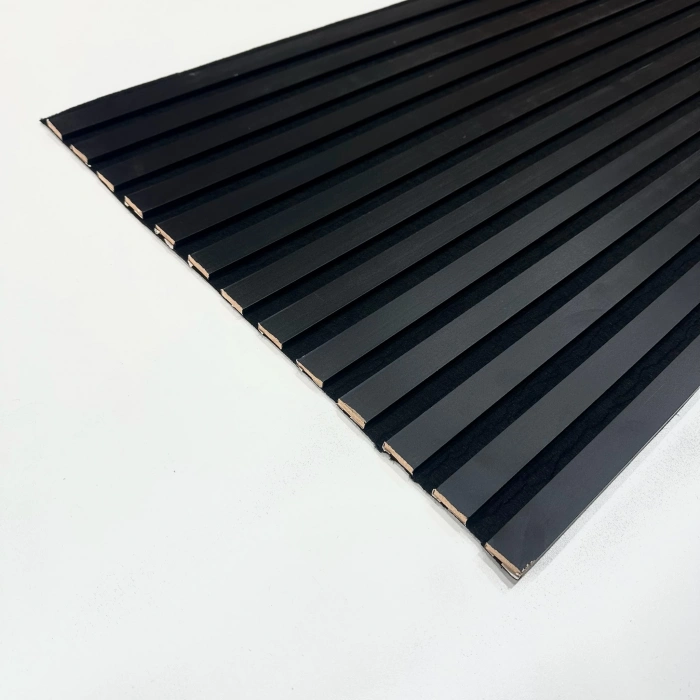 Siyah Esnek Keçeli Slim Duvar Paneli 60cm