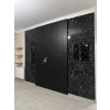 Siyah (Black Edition) MDF Lambri Duvar Paneli 12cm