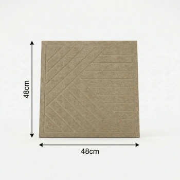 İskandinav Kare Dubai Mdf Duvar Paneli 48x48 cm