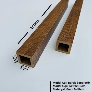 Barok 5cm x 5cm x 280cm Seperatör / Bölme