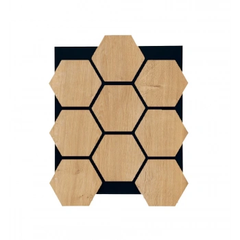 Safir Hexagon AltıGen Akustik Duvar Paneli