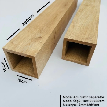 Safir 10cm x 10cm x 280cm Seperatör / Bölme