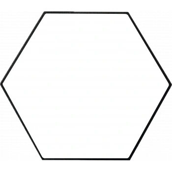 Beyaz Altıgen Akustik Duvar Paneli