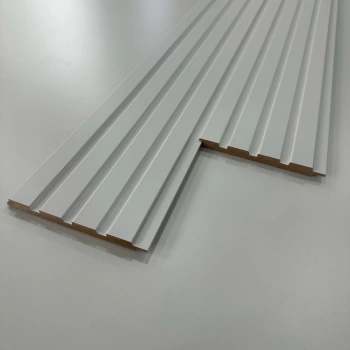 Beyaz MDF Lambri Duvar Paneli 15cm