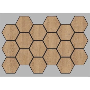 Karina Jr. Hexagon AltıGen Akustik Duvar Paneli