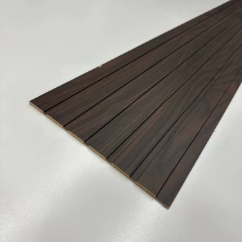 Koyu Ceviz MDF Lambri Duvar Paneli 25cm