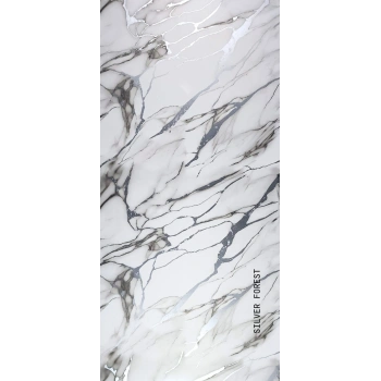 Silver Forest Mermer Desenli PVC Duvar Paneli